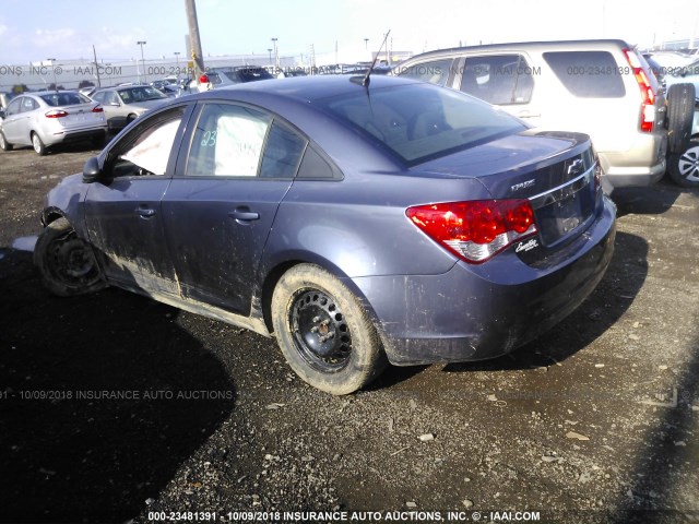 1G1PA5SG5E7467232 - 2014 CHEVROLET CRUZE LS GRAY photo 3