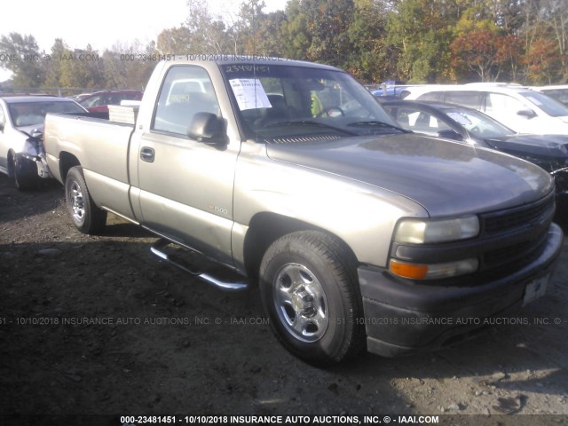 1GCEC14W2XE157365 - 1999 CHEVROLET SILVERADO C1500 GRAY photo 1