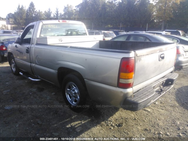 1GCEC14W2XE157365 - 1999 CHEVROLET SILVERADO C1500 GRAY photo 3