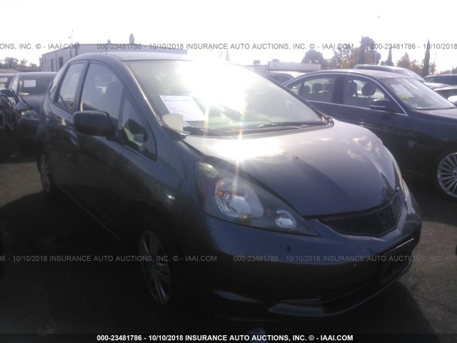 JHMGE8H33BC025598 - 2011 HONDA FIT GRAY photo 1