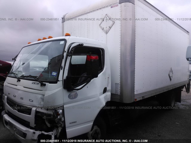 JL6CRH1A8EK004339 - 2014 MITSUBISHI FUSO TRUCK FE FEC92S WHITE photo 2