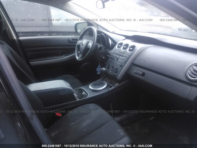 JM3ER2WM6A0315525 - 2010 MAZDA CX-7 BLACK photo 5