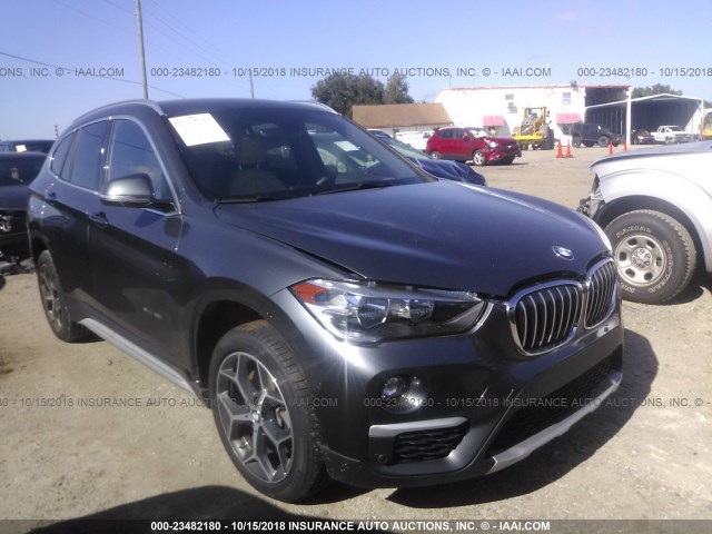 WBXHU7C36J5H44444 - 2018 BMW X1 SDRIVE28I GRAY photo 1