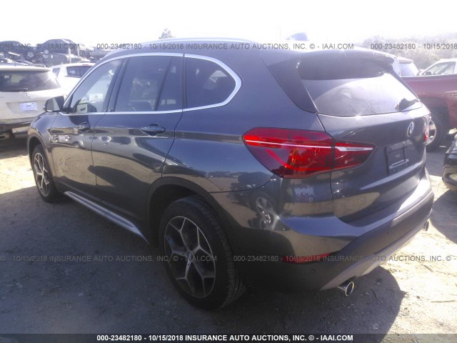 WBXHU7C36J5H44444 - 2018 BMW X1 SDRIVE28I GRAY photo 3