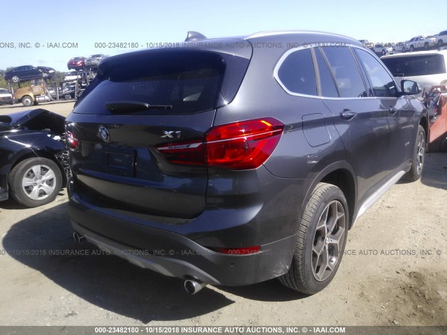 WBXHU7C36J5H44444 - 2018 BMW X1 SDRIVE28I GRAY photo 4