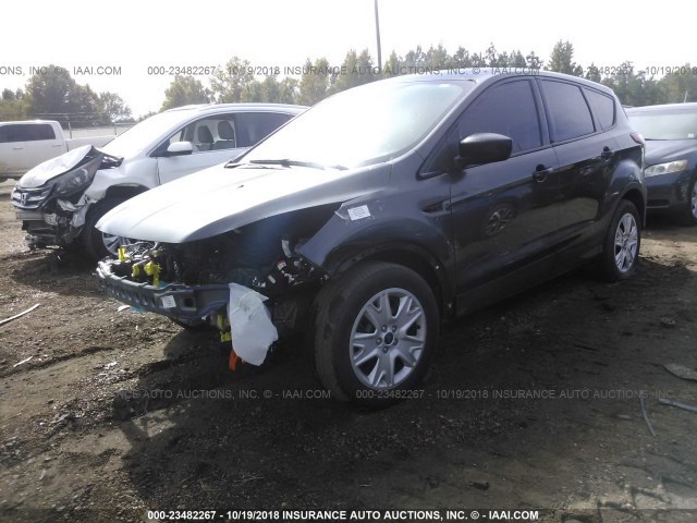 1FMCU0F75GUA91352 - 2016 FORD ESCAPE S GRAY photo 2