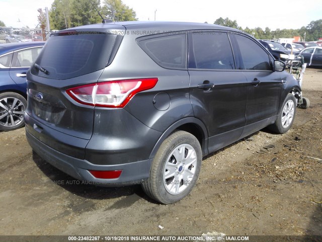 1FMCU0F75GUA91352 - 2016 FORD ESCAPE S GRAY photo 4