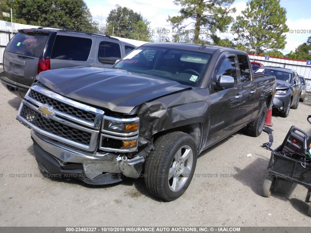 1GCRCPEC8FZ324425 - 2015 CHEVROLET SILVERADO C1500 BROWN photo 2