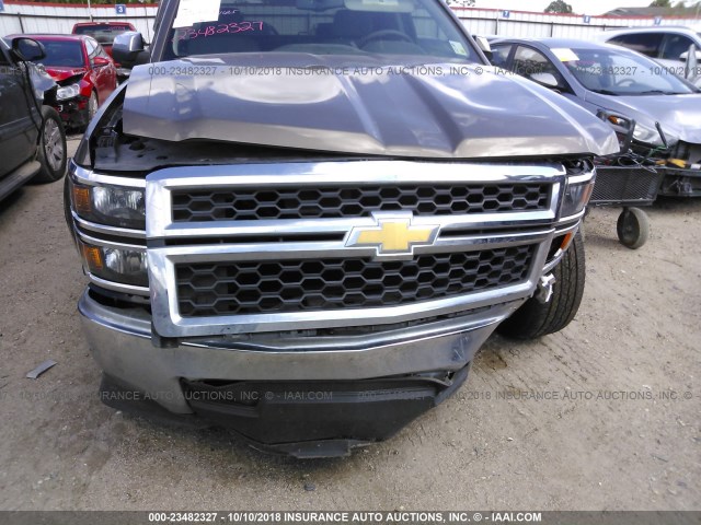 1GCRCPEC8FZ324425 - 2015 CHEVROLET SILVERADO C1500 BROWN photo 6