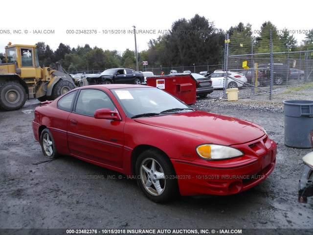 1G2NW12EXYM745124 - 2000 PONTIAC GRAND AM GT RED photo 1