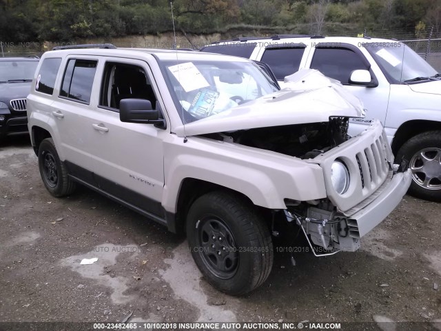 1C4NJPBA9HD166832 - 2017 JEEP PATRIOT SPORT TAN photo 1