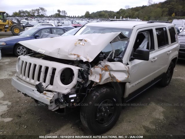 1C4NJPBA9HD166832 - 2017 JEEP PATRIOT SPORT TAN photo 2