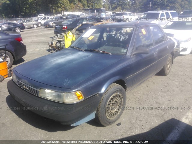 JT2SV24E7K0253467 - 1989 TOYOTA CAMRY BLUE photo 2