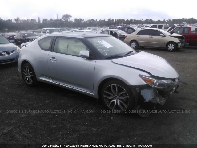 JTKJF5C76E3083425 - 2014 TOYOTA SCION TC 银色 照片 1