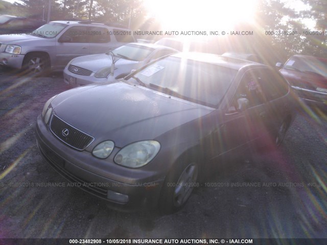 JT8BD68S8W0035902 - 1998 LEXUS GS 300 BROWN photo 2