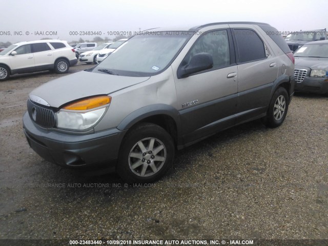 3G5DA03E42S600433 - 2002 BUICK RENDEZVOUS CX SILVER photo 2