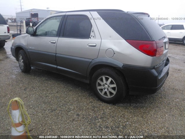 3G5DA03E42S600433 - 2002 BUICK RENDEZVOUS CX SILVER photo 3