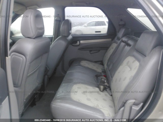 3G5DA03E42S600433 - 2002 BUICK RENDEZVOUS CX SILVER photo 8