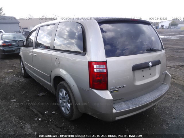 2D8HN44E79R638431 - 2009 DODGE GRAND CARAVAN SE GOLD photo 3