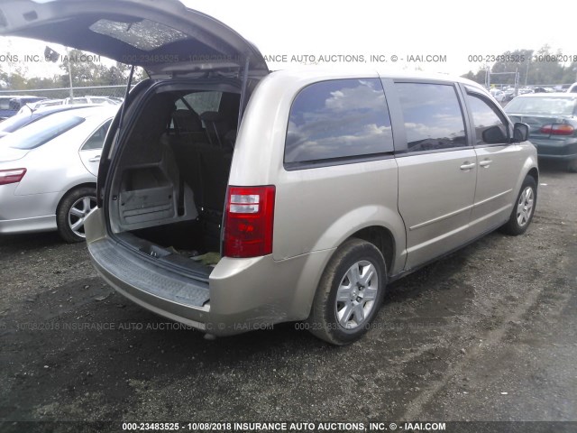 2D8HN44E79R638431 - 2009 DODGE GRAND CARAVAN SE GOLD photo 4