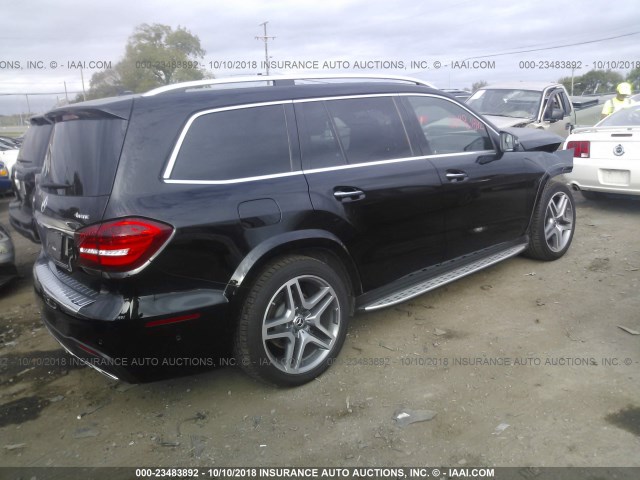 4JGDF7DEXJB104897 - 2018 MERCEDES-BENZ GLS 550 4MATIC BLACK photo 4