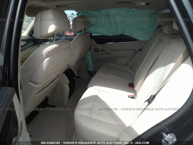 5UXKR6C54G0J83453 - 2016 BMW X5 XDRIVE50I BLACK photo 8