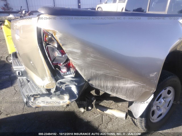 5TETX22N45Z141206 - 2005 TOYOTA TACOMA ACCESS CAB ოქროსფერი ფოტო 6