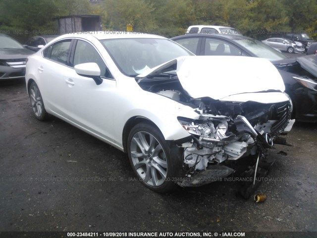 JM1GJ1V60E1115391 - 2014 MAZDA 6 TOURING WHITE photo 1