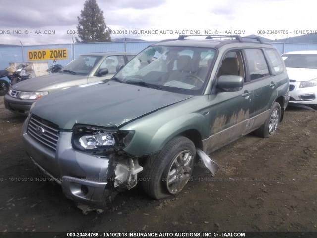 JF1SG67648H730207 - 2008 SUBARU FORESTER 2.5X LL BEAN GREEN photo 2