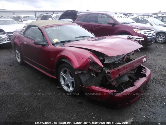 1FAFP45X2YF312337 - 2000 FORD MUSTANG GT RED photo 1