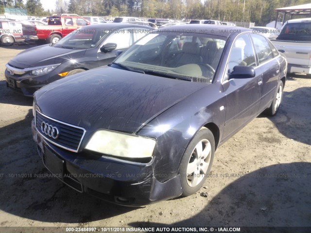 WAULT64B33N002820 - 2003 AUDI A6 3.0 QUATTRO BLUE photo 2