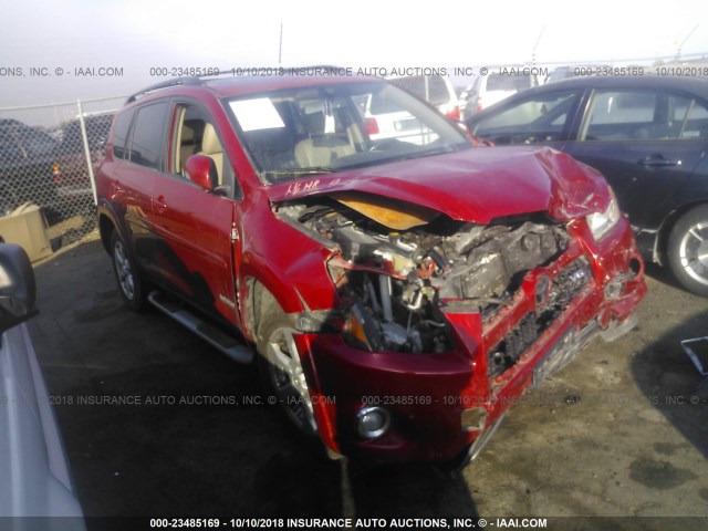 JTMBK31V39D002474 - 2009 TOYOTA RAV4 LIMITED RED photo 1