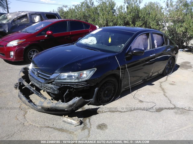 1HGCR2F57DA159939 - 2013 HONDA ACCORD SPORT BLACK photo 2