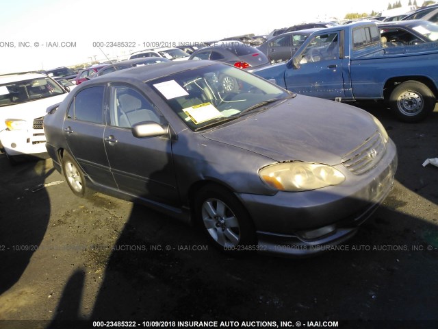 1NXBR32EX4Z237582 - 2004 TOYOTA COROLLA CE/LE/S GRAY photo 1