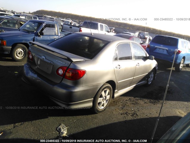 1NXBR32EX4Z237582 - 2004 TOYOTA COROLLA CE/LE/S GRAY photo 4