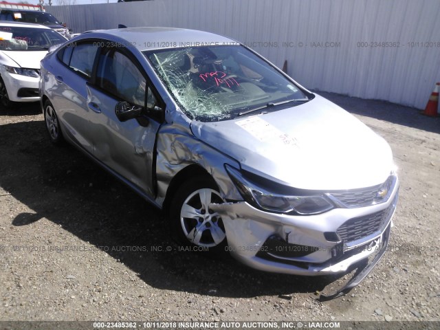 1G1BC5SM3J7104139 - 2018 CHEVROLET CRUZE LS SILVER photo 1