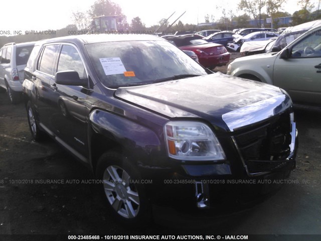 2GKFLREK5D6390255 - 2013 GMC TERRAIN SLE BLACK photo 1