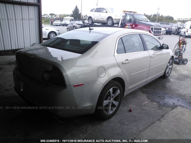 1G1ZC5E10BF259075 - 2011 CHEVROLET MALIBU 1LT GOLD photo 4