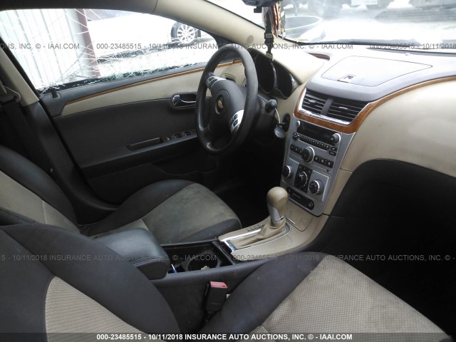 1G1ZC5E10BF259075 - 2011 CHEVROLET MALIBU 1LT GOLD photo 5