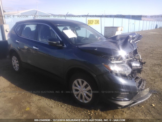 KNMAT2MV2FP560941 - 2015 NISSAN ROGUE S/SL/SV GRAY photo 1