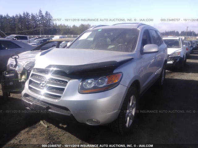 5NMSH73E87H111066 - 2007 HYUNDAI SANTA FE SE/LIMITED SILVER photo 2