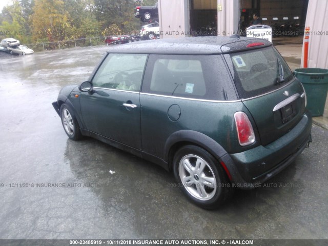 WMWRC33576TJ78175 - 2006 MINI COOPER GREEN photo 3