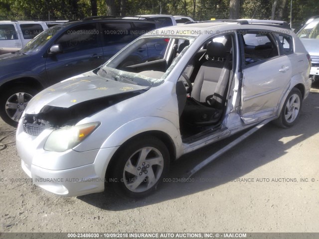 5Y2SL62804Z400616 - 2004 PONTIAC VIBE SILVER photo 2