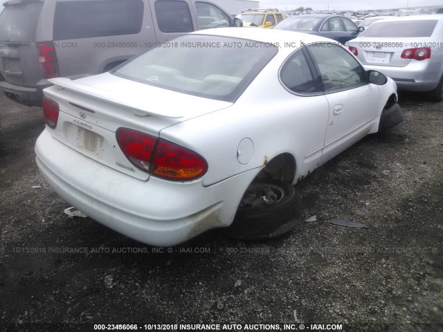 1G3NL12E54C182116 - 2004 OLDSMOBILE ALERO GL WHITE photo 4