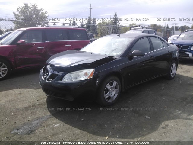 1G2ZF57B984166018 - 2008 PONTIAC G6 VALUE LEADER/BASE BLACK photo 2