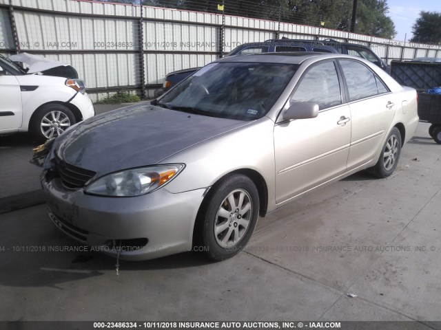 4T1BF32K74U571311 - 2004 TOYOTA CAMRY LE/XLE/SE TAN photo 2