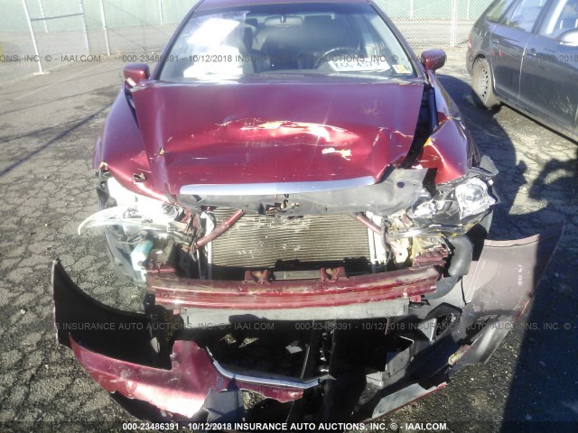 19UUA66264A007305 - 2004 ACURA TL RED photo 6