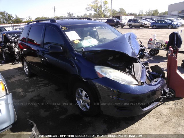 5TDZA23C36S497993 - 2006 TOYOTA SIENNA CE/LE BLUE photo 1