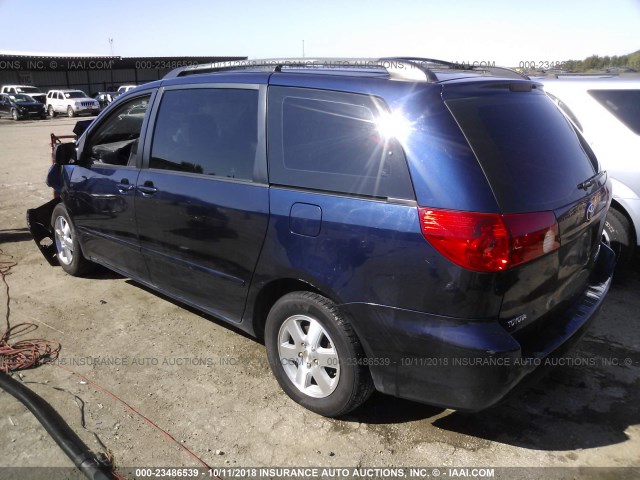 5TDZA23C36S497993 - 2006 TOYOTA SIENNA CE/LE BLUE photo 3