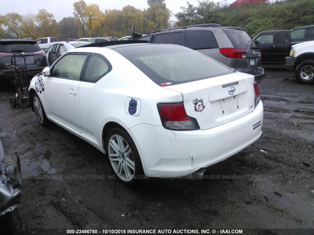 JTKJF5C73D3058531 - 2013 TOYOTA SCION TC თეთრი ფოტო 3